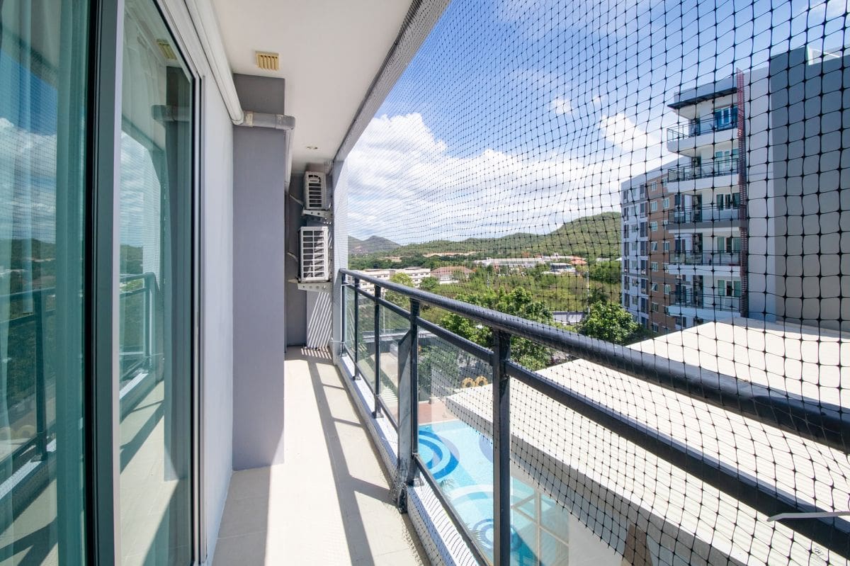CS0014 Balkon Poolblick